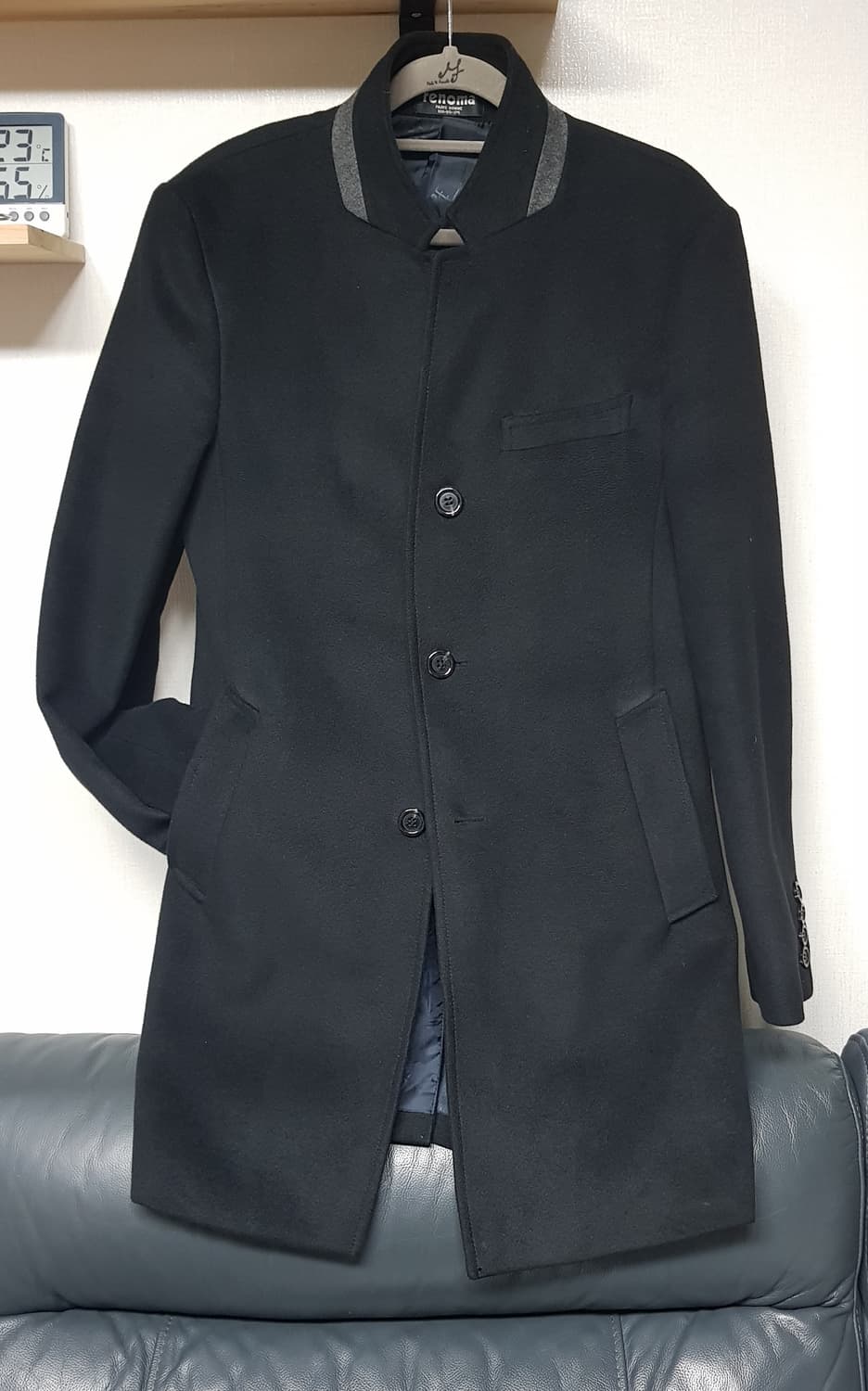 레노마 renoma 모혼방 반코트 하프코트 100 상품이미지1