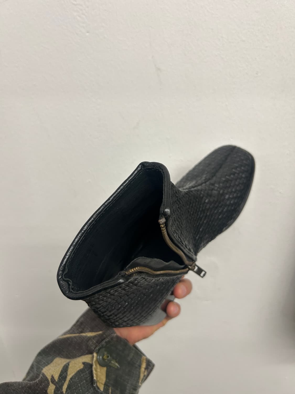 St. Agni 세인트아그니 우븐 레더 부츠 230 상품이미지6