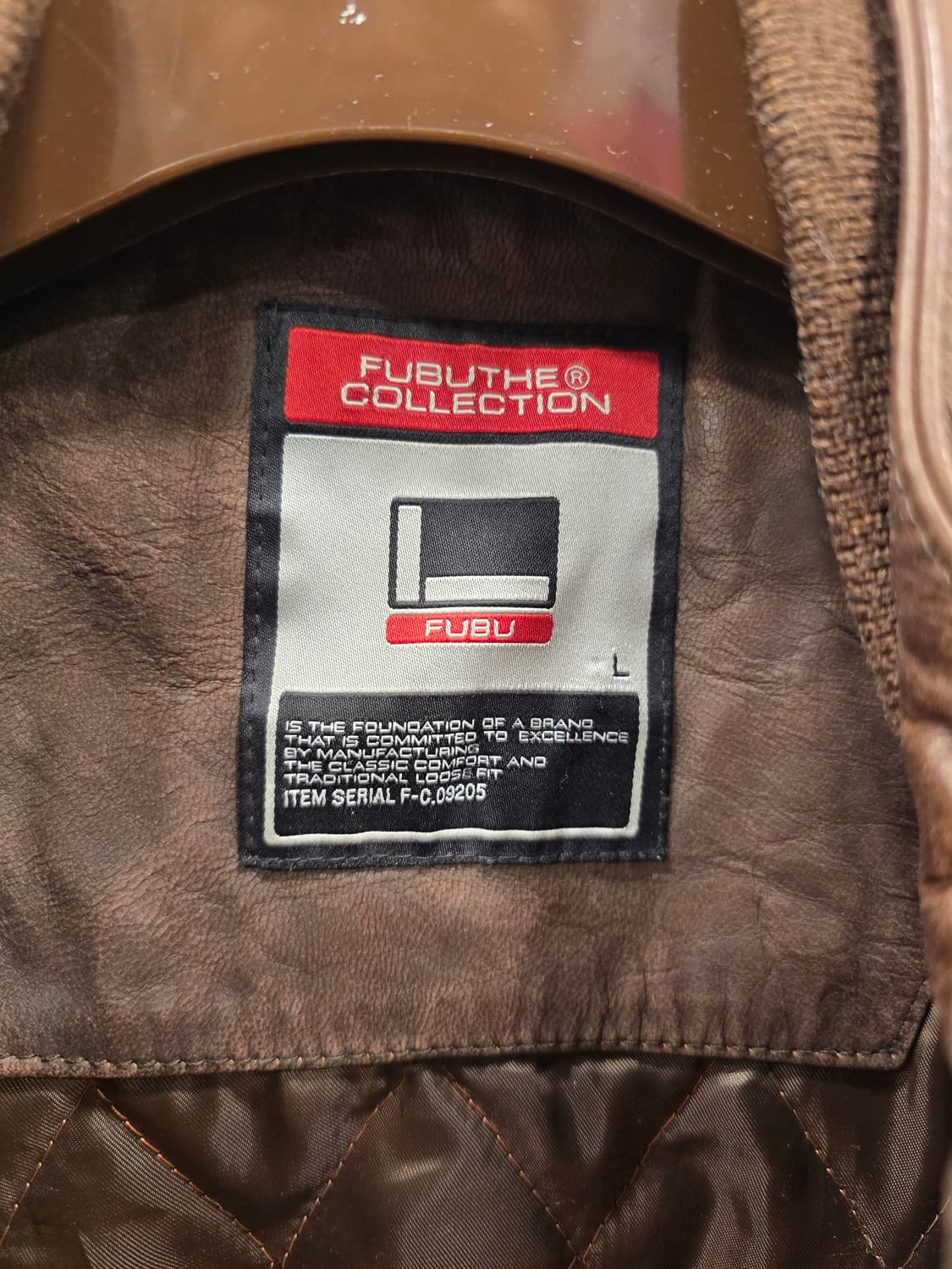 후부진스 FUBU 빈티지 가죽 자켓 L (100) 상품이미지9