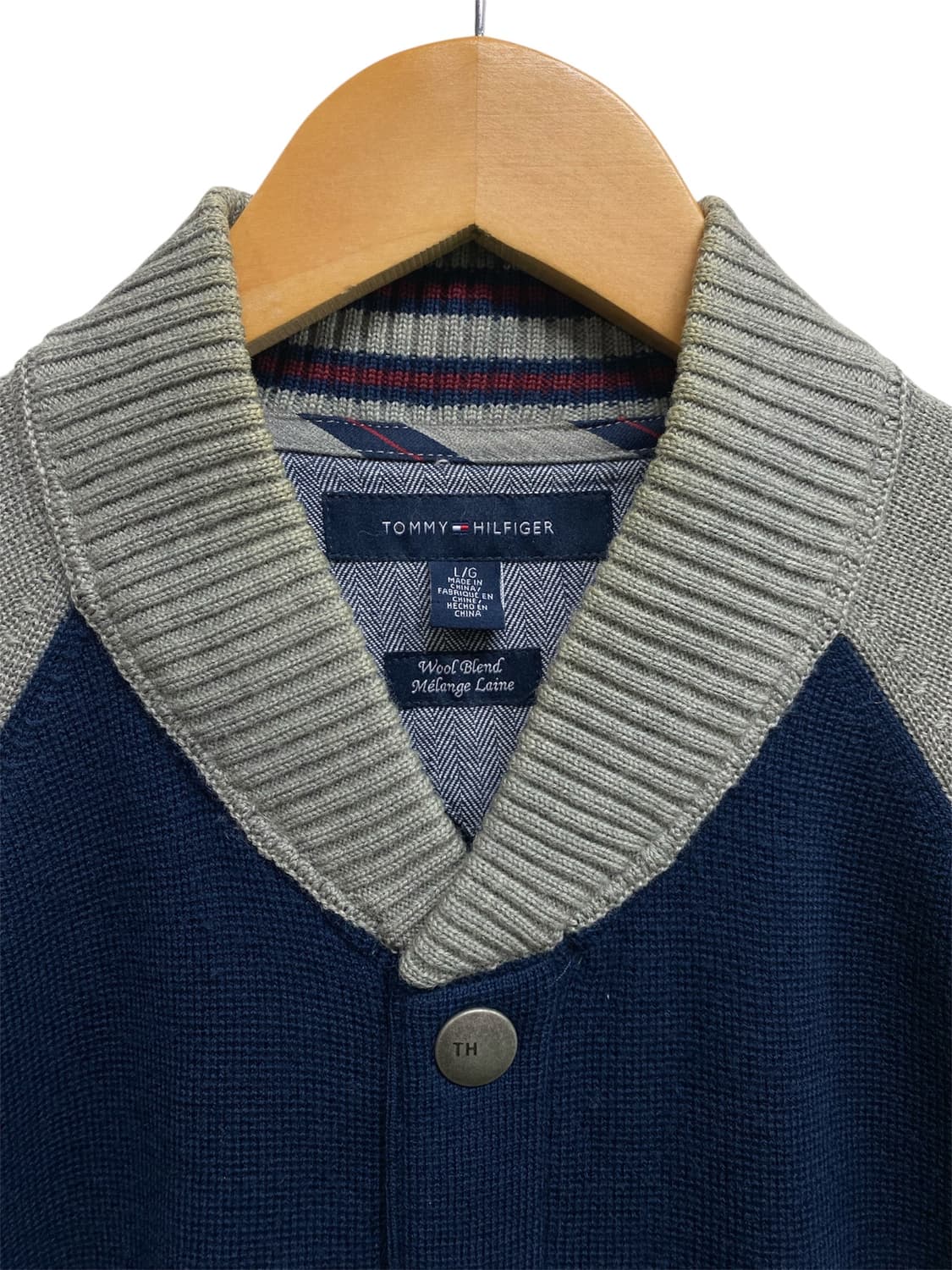 미힐피거 울 바시티 자켓 L 상품이미지5