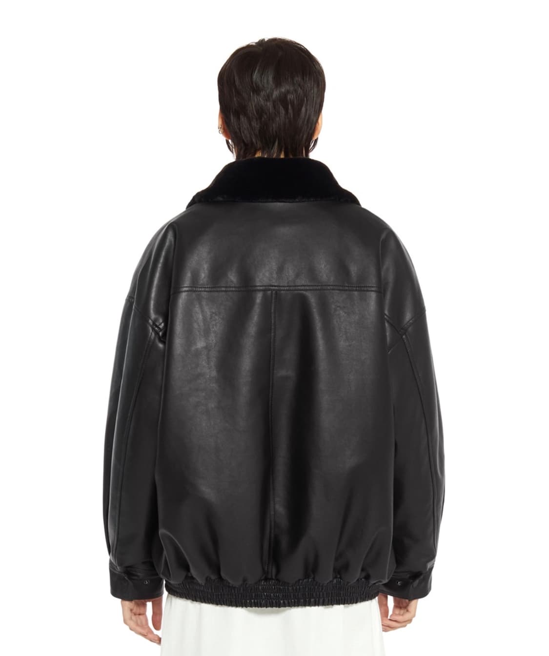 레이디볼륨 비건레더무스탕_버건디(브라운) 상품이미지4