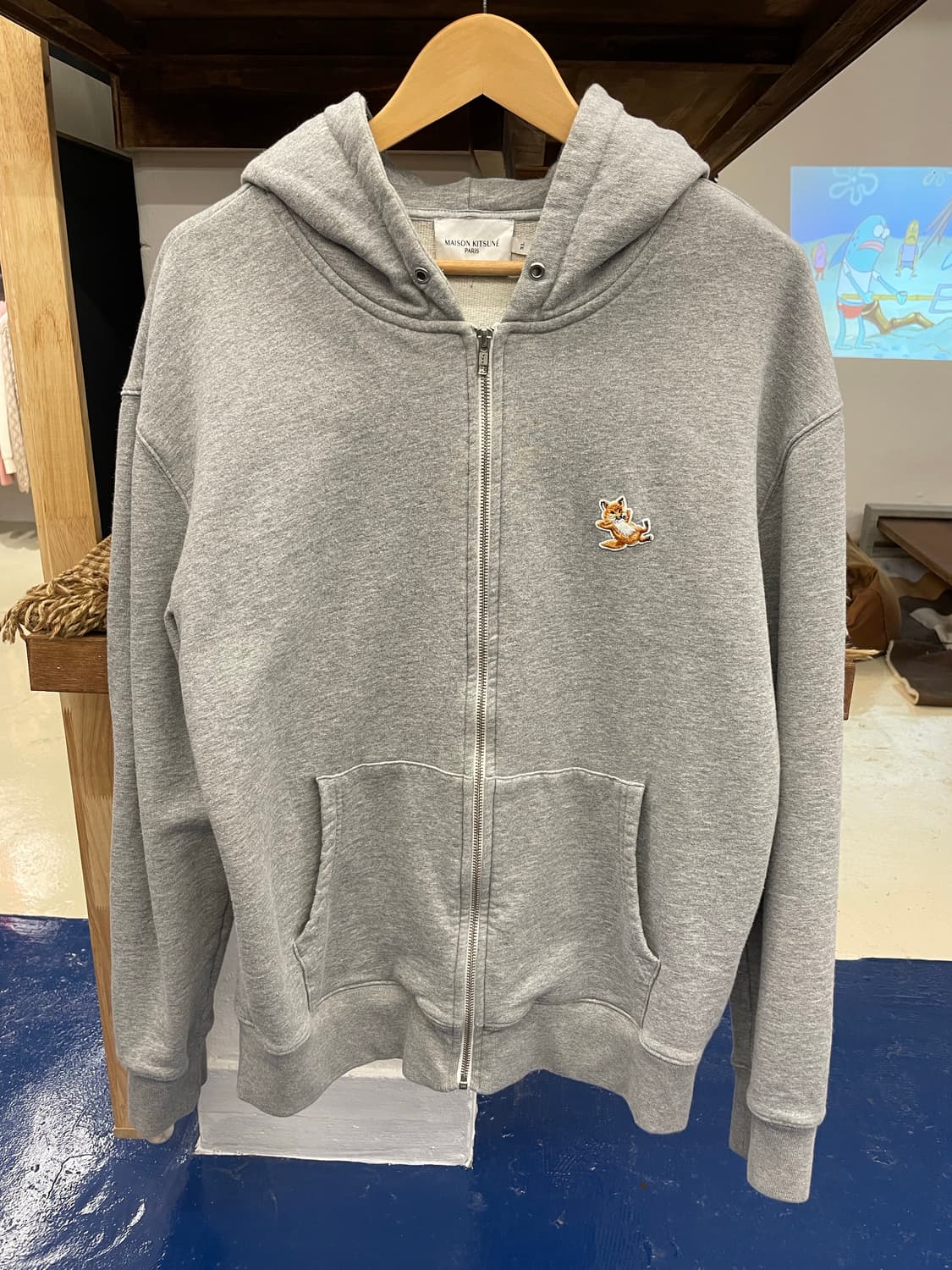 메종키츠네 그레이 폭스 후드집업 상품이미지5