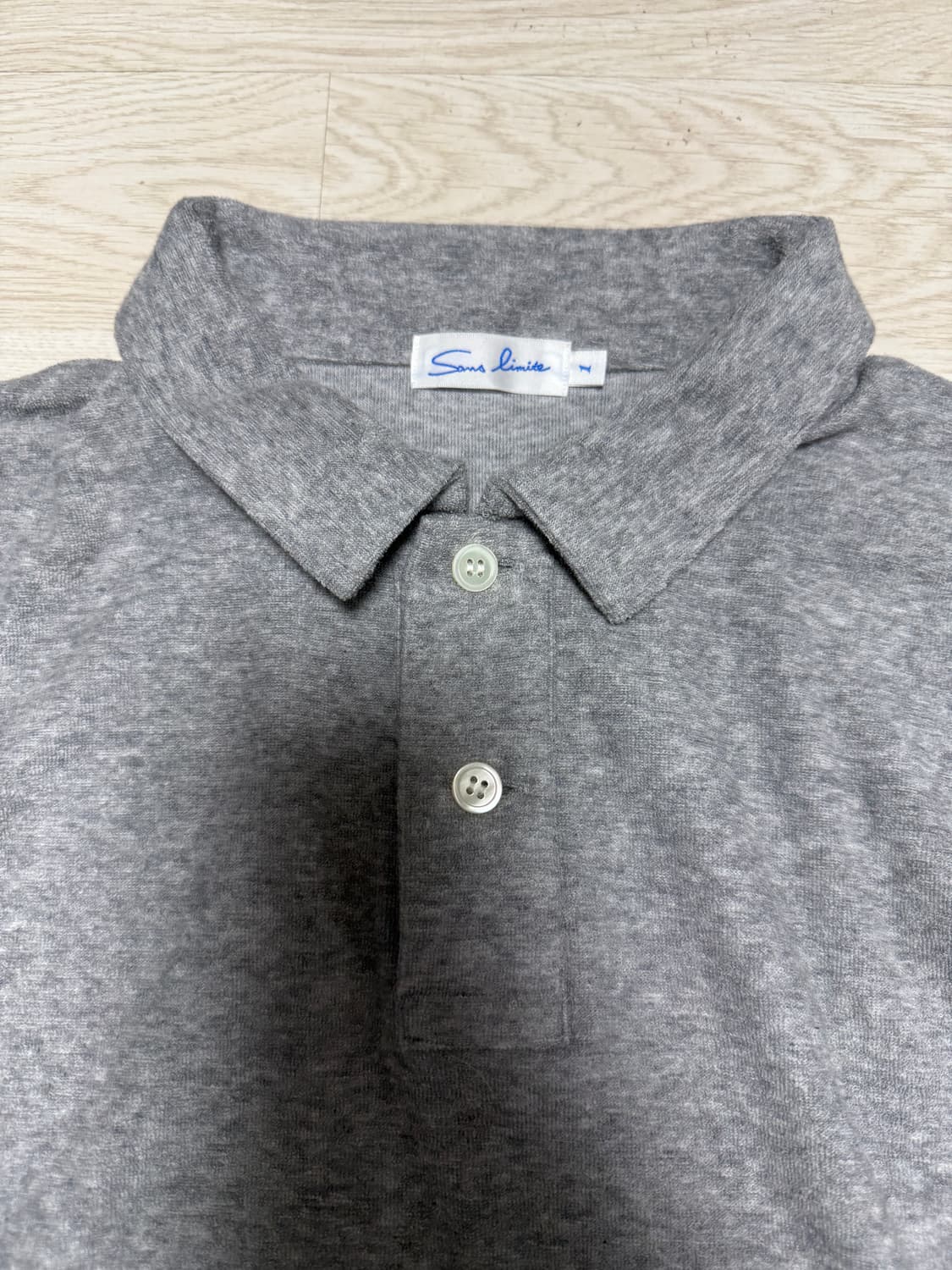 sans limite 상리미트 긴팔 폴로티 팝니다 상품이미지2