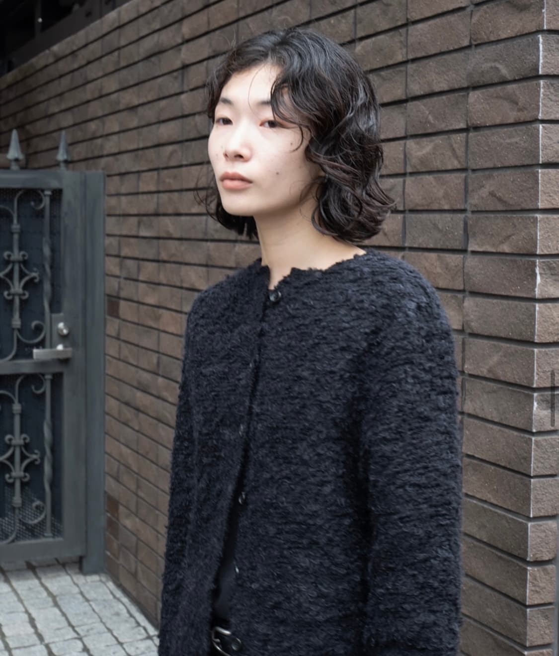 TAEY 태이 poodle cardigan (black) 상품이미지1