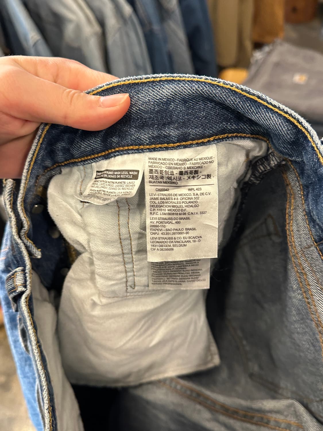 리바이스 501 W31 L34 상품이미지3