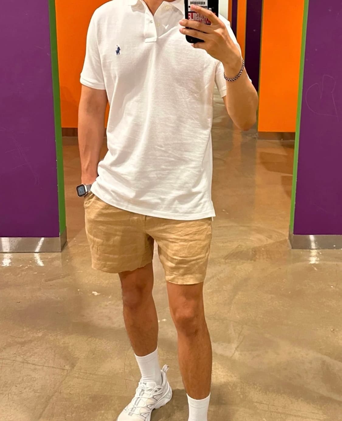 폴로 랄프로렌 남성 클래식핏 카라티 (화이트/XL) 상품이미지2