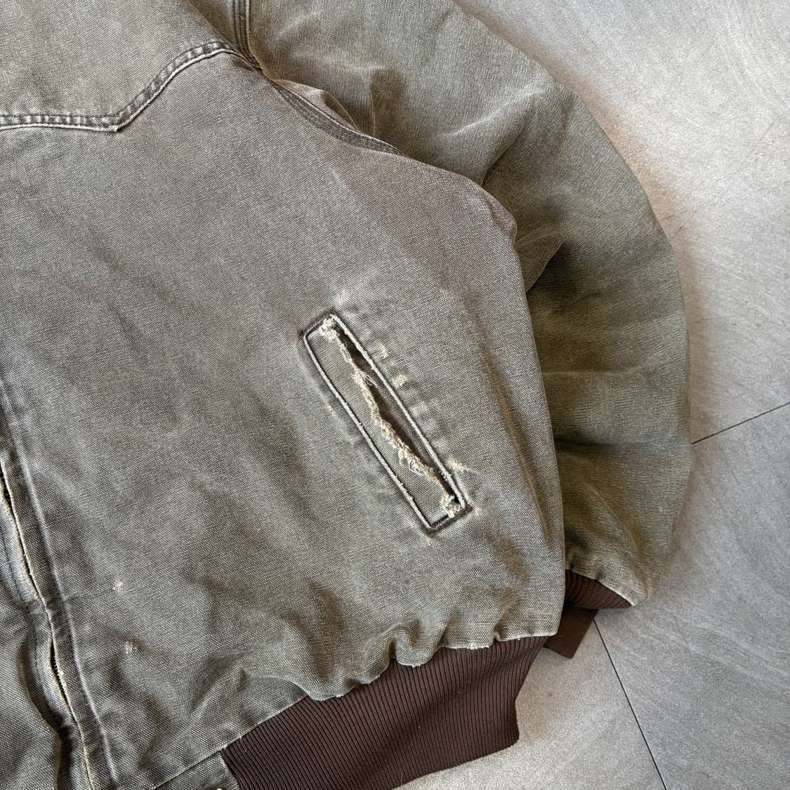 칼하트 정품 브라운 산타페 자켓 상품이미지5