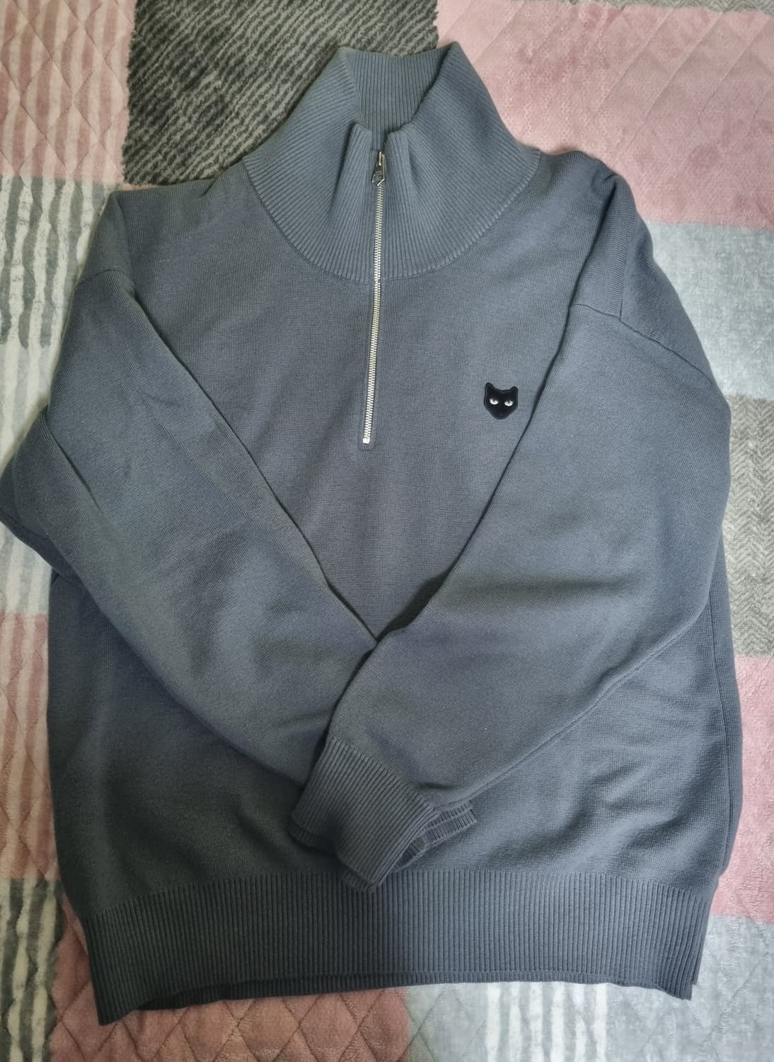 송지오 지제로 zzero 반집업 니트 s 상품이미지1