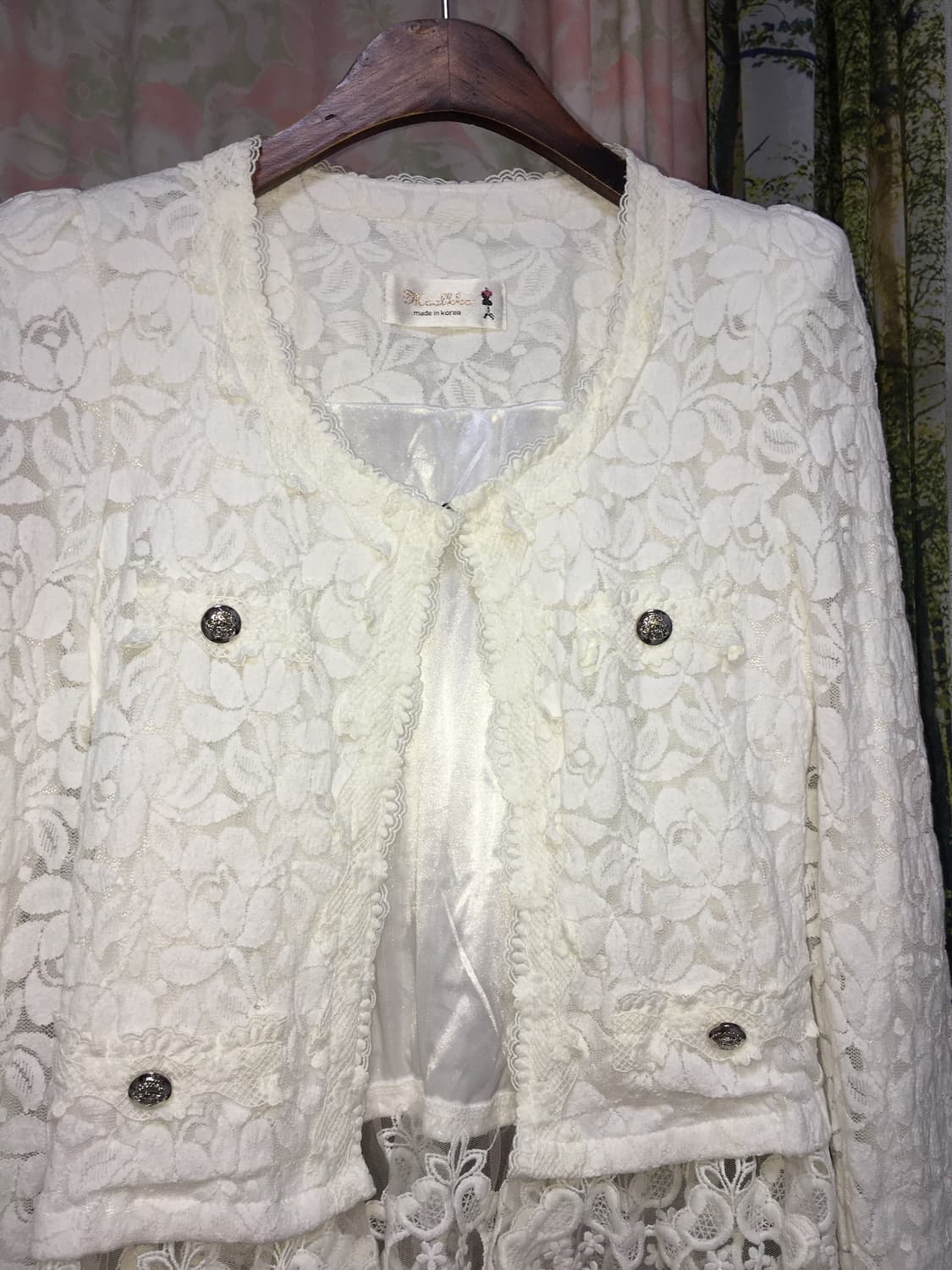 레이스 트위드풍 자켓 상품이미지5