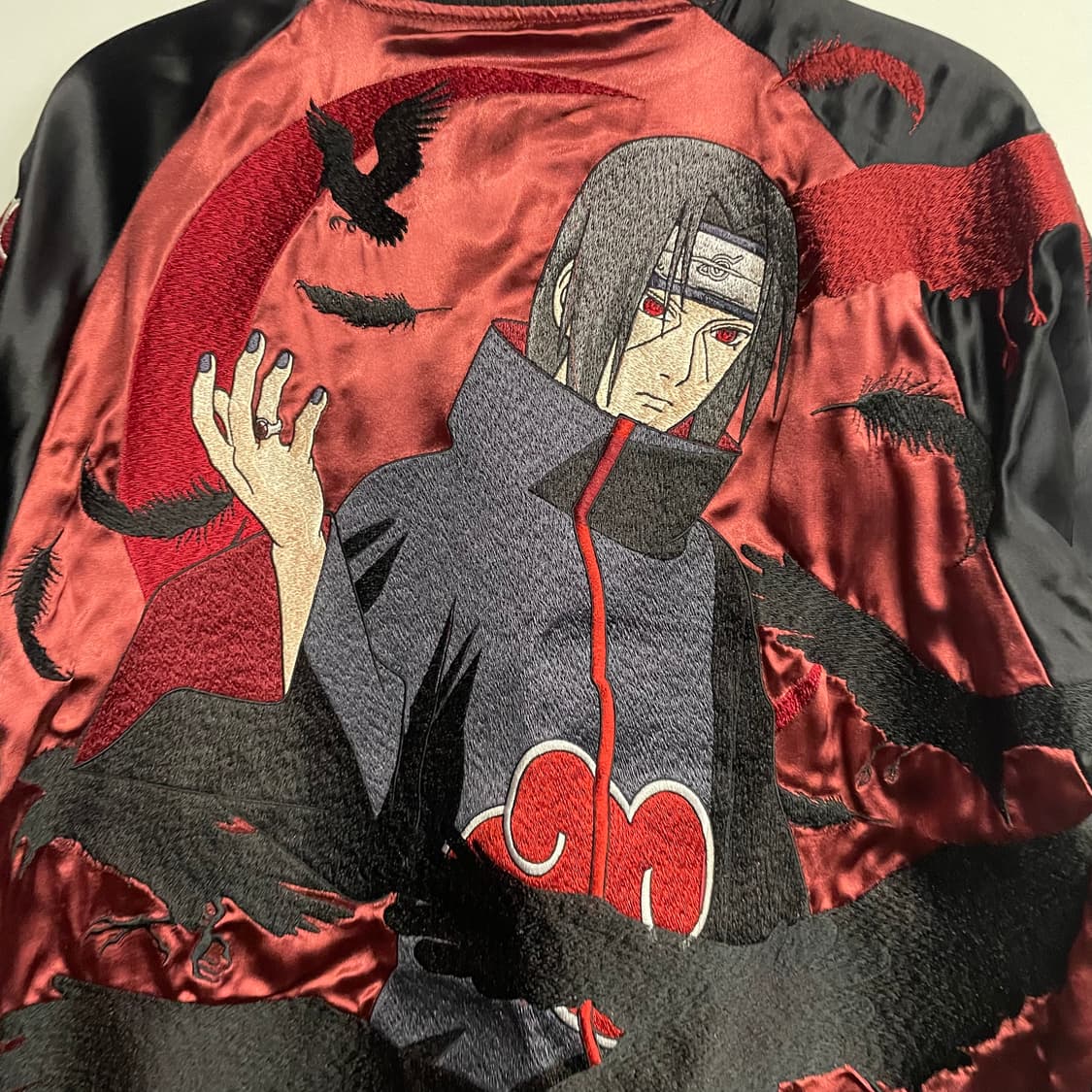  카라쿠리타마시 x 이타치 리버시블 자수 스카잔 자켓 상품이미지6