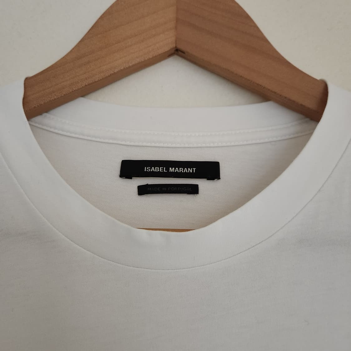 (XS)이자벨마랑 화이트 로고 반팔 티셔츠  44~55추천 상품이미지2
