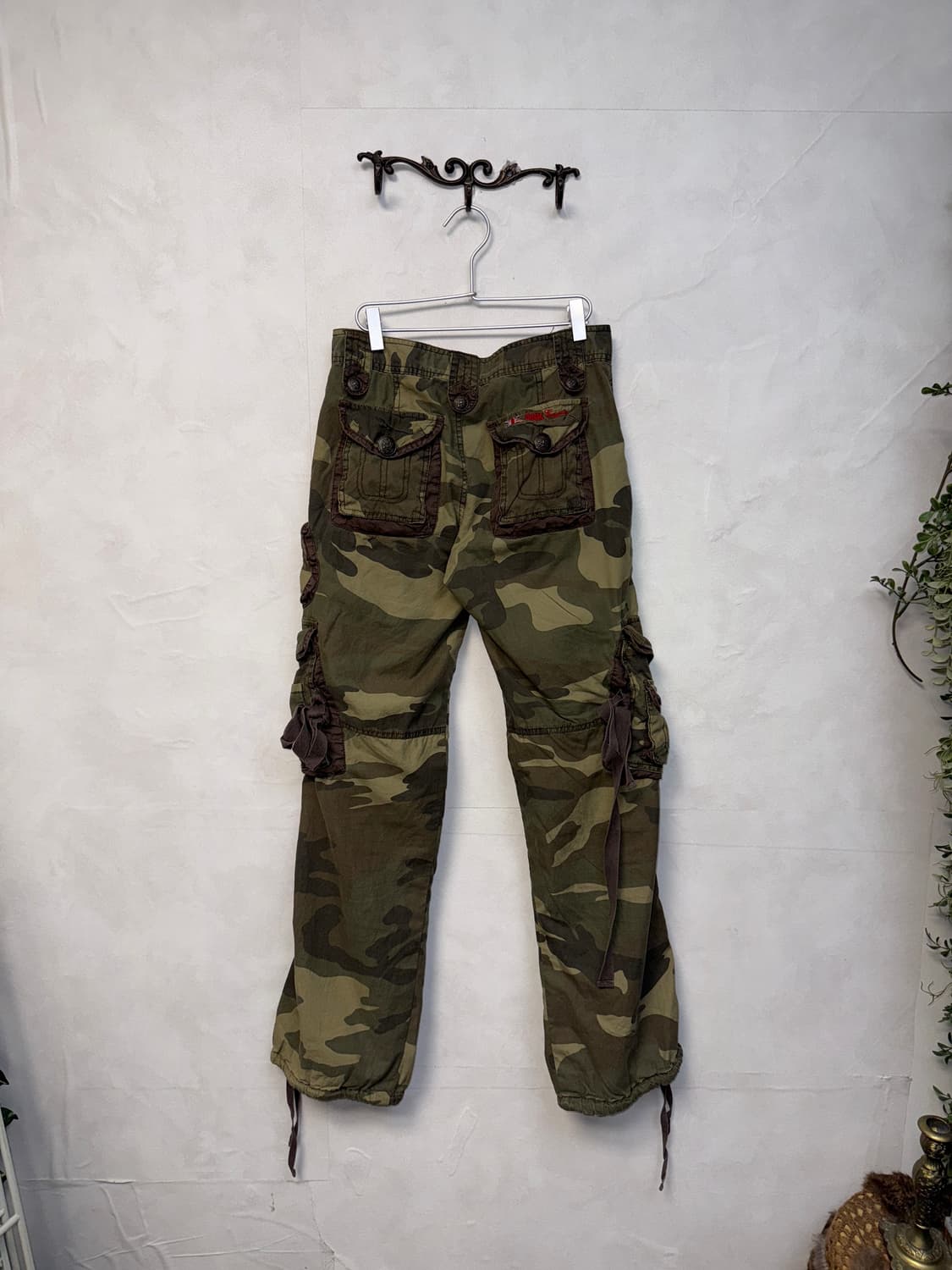 Khaki camouflage multi pocket cargo pt 상품이미지4