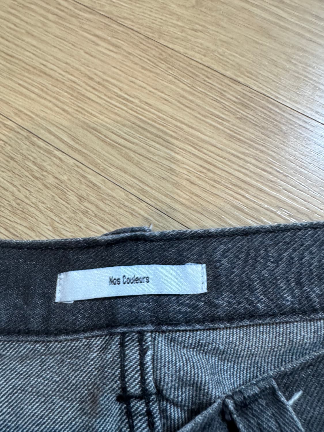 노쿨러스 올드 워시드 카고 데님 쇼츠 다크 그레이 상품이미지7