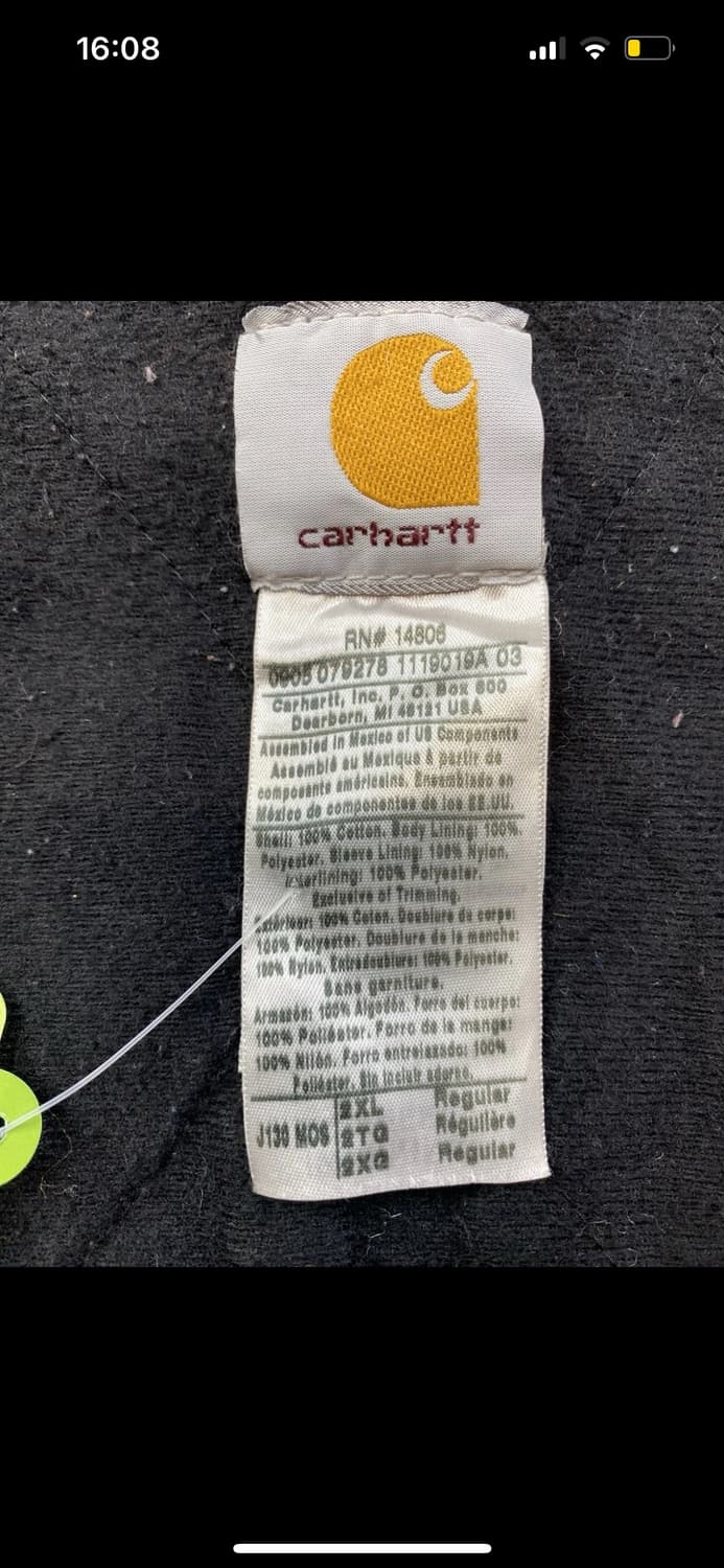 칼하트 j130 모스그린 상품이미지3