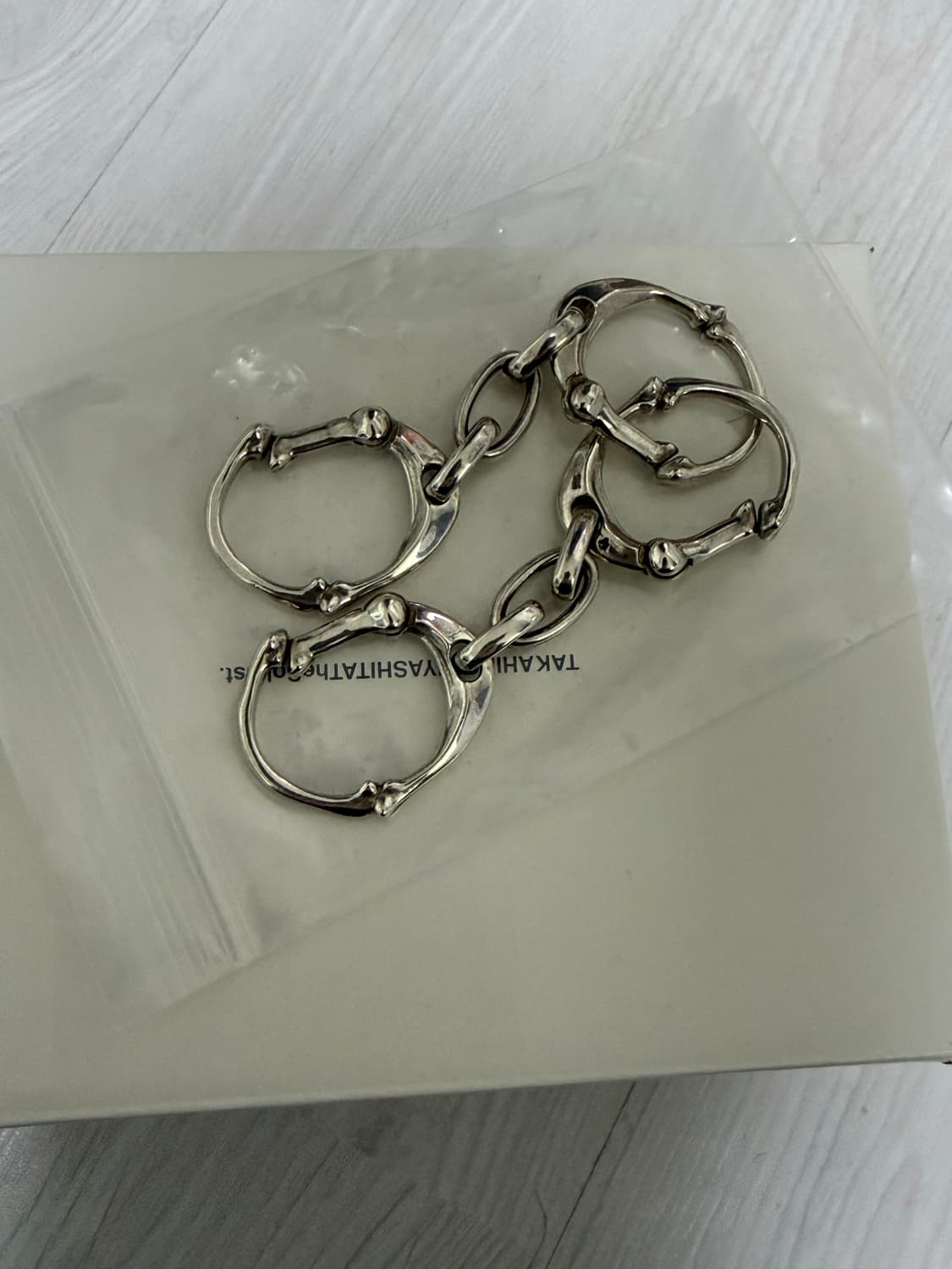 [L] 타키히로미야시타 솔로이스트 본 쉐입 브레이슬릿 팔찌 soloist 상품이미지1