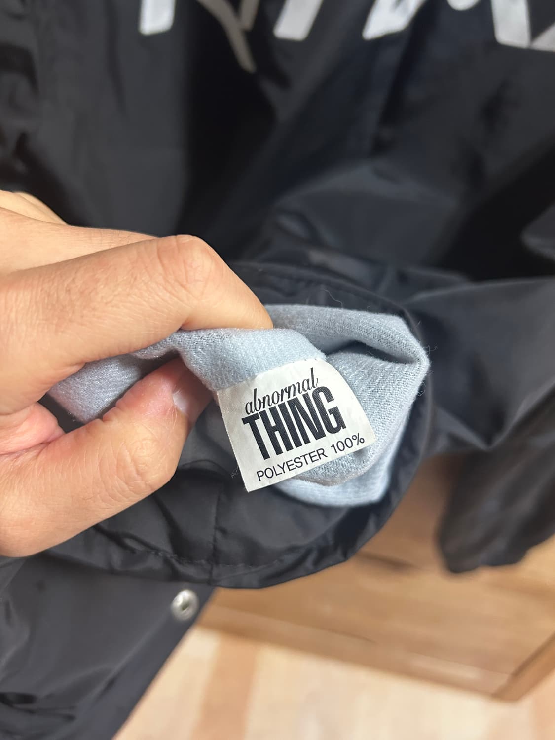 앱놀머싱 코치 자켓 블랙 상품이미지3