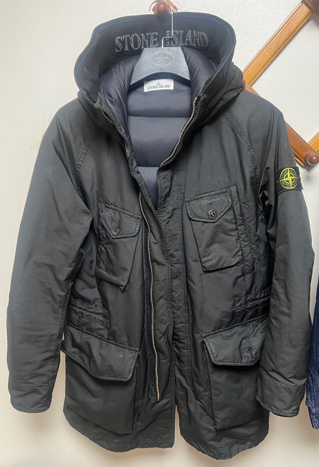 18fw 스톤아일랜드 다비드 TC 다운 패딩 블랙 상품이미지1