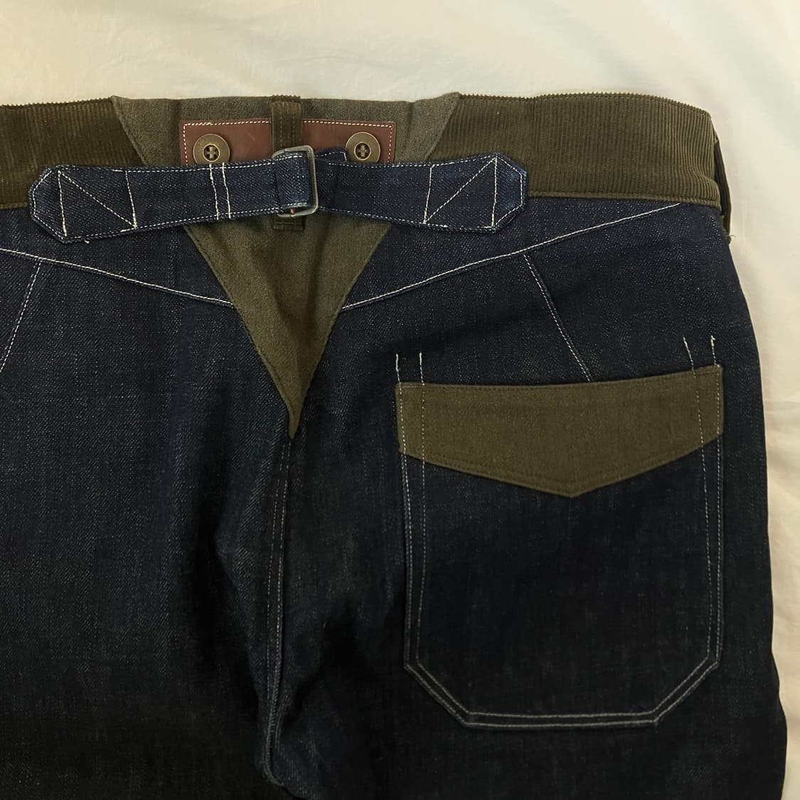 Junya Watanabe cinch back denim pants 상품이미지4