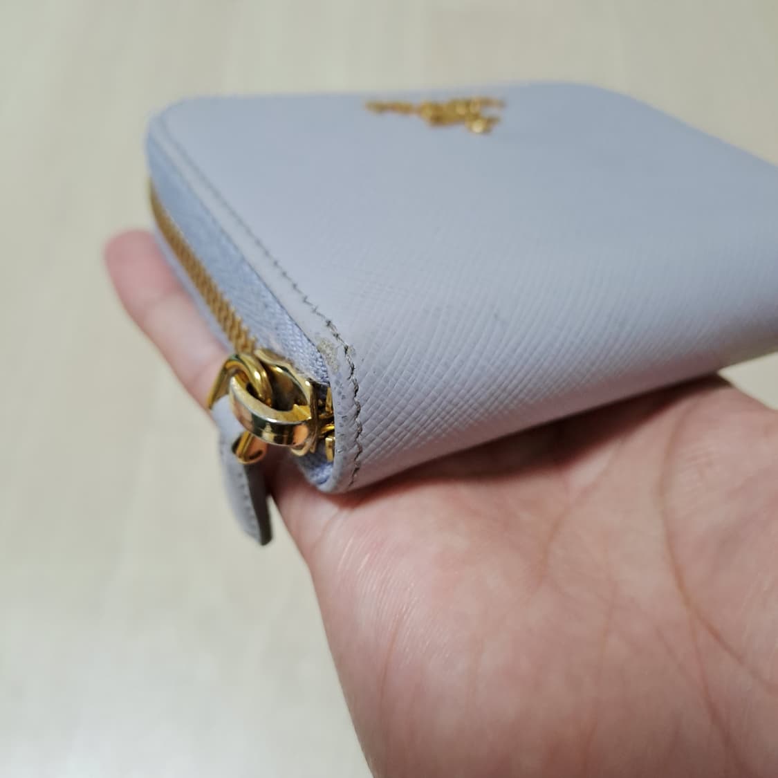 [100%/정품] 프라다 사피아노 레더 코인 퍼스 라벤더, 프라다지갑 상품이미지4