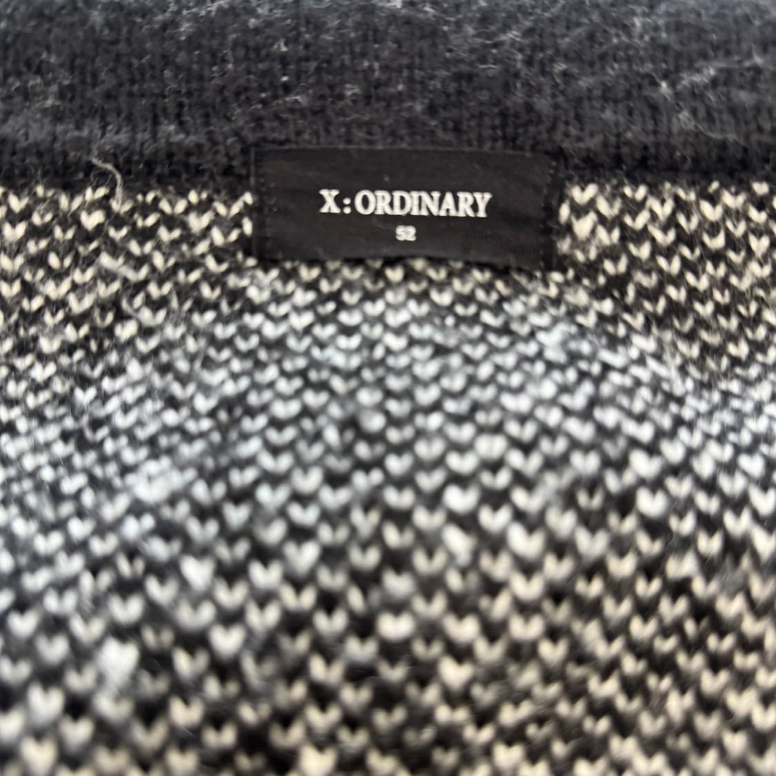 X:ORDINARY(엑스 오디너리) 스티치 집업 자켓 판매합니다 상품이미지4