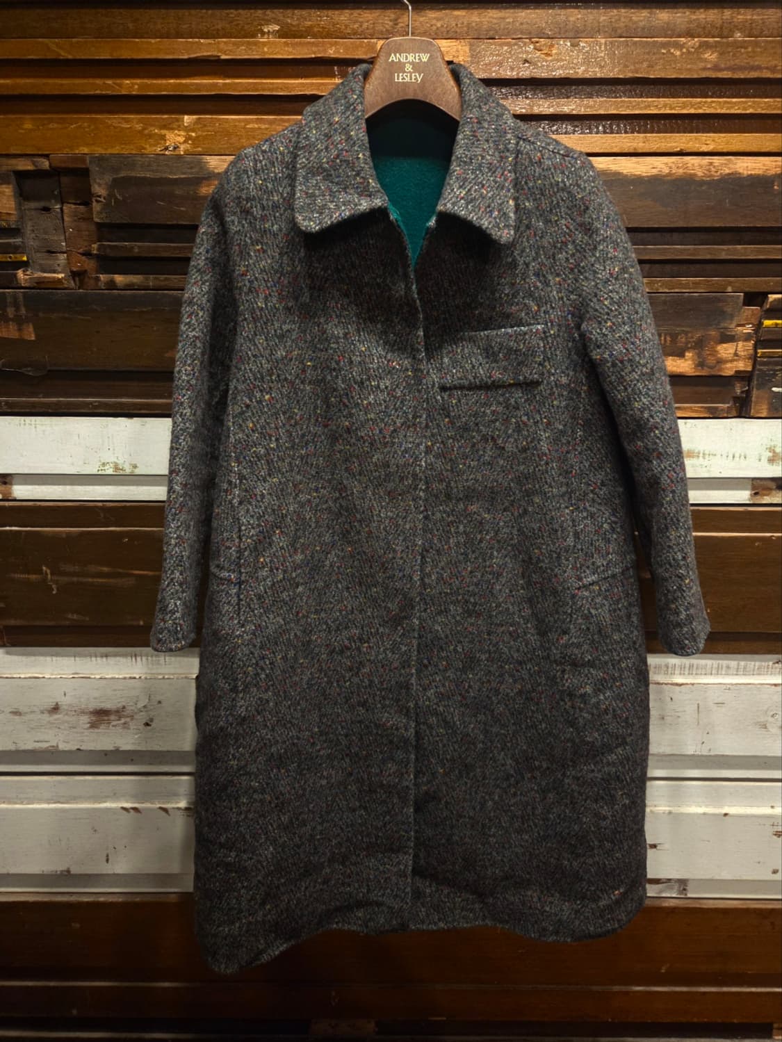 프랑스 메이드 도네갈 트위드코트 상품이미지9