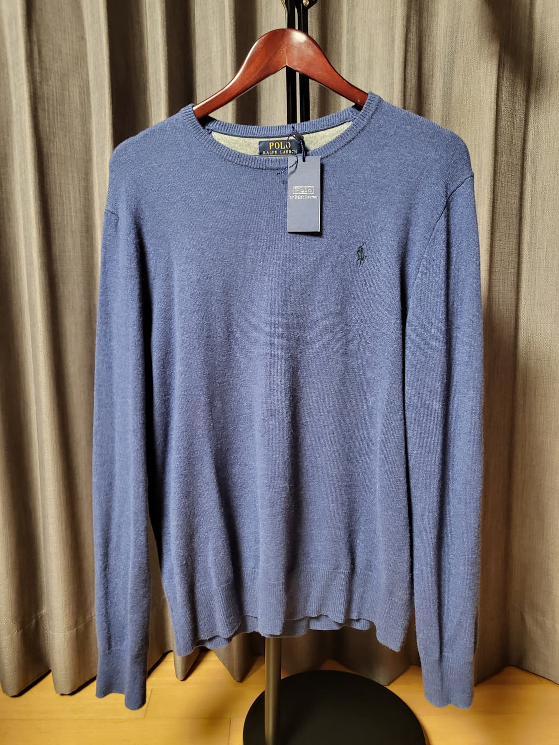 [L] 폴로랄프로렌 메리노울 니트 블루(백화점판) 상품이미지1