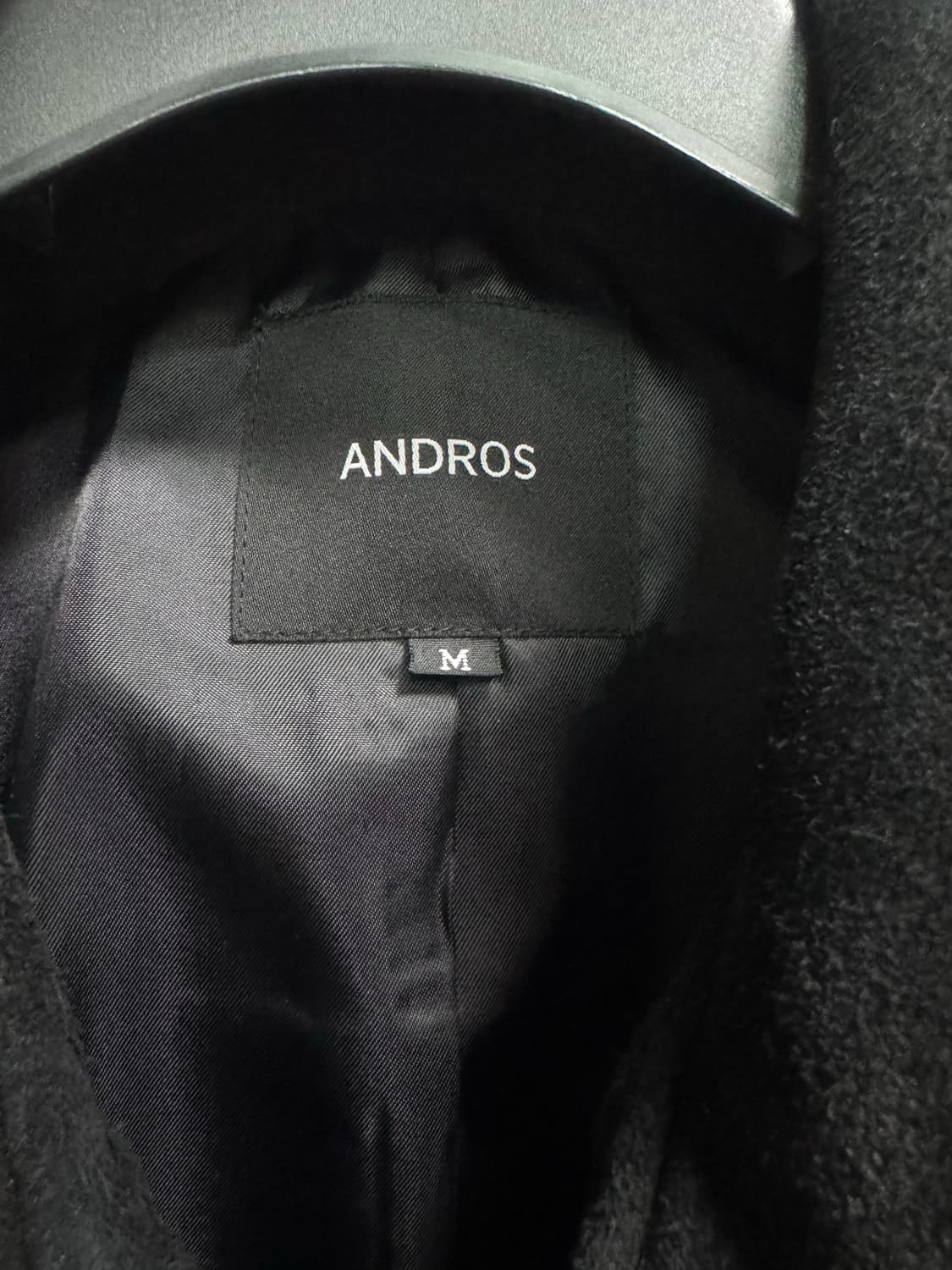 앤드로스 스페이스 리얼 스웨이드 가죽 자켓 블랙m 95 상품이미지3