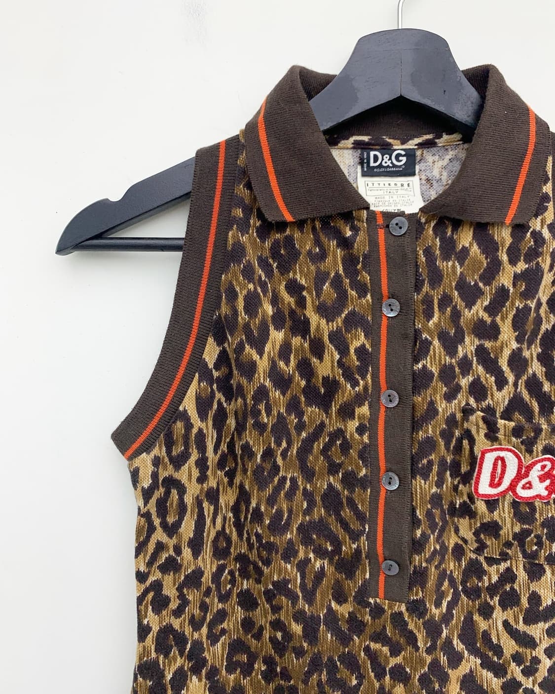 돌체앤가바나 레오파드 카라 슬리브리스 상품이미지2