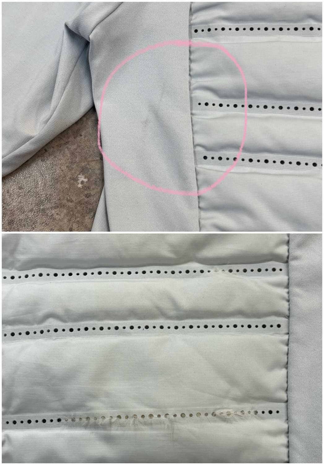 나이키 에어로로프트 다운 반집업 후드 긴팔티 L #csz2977 상품이미지8