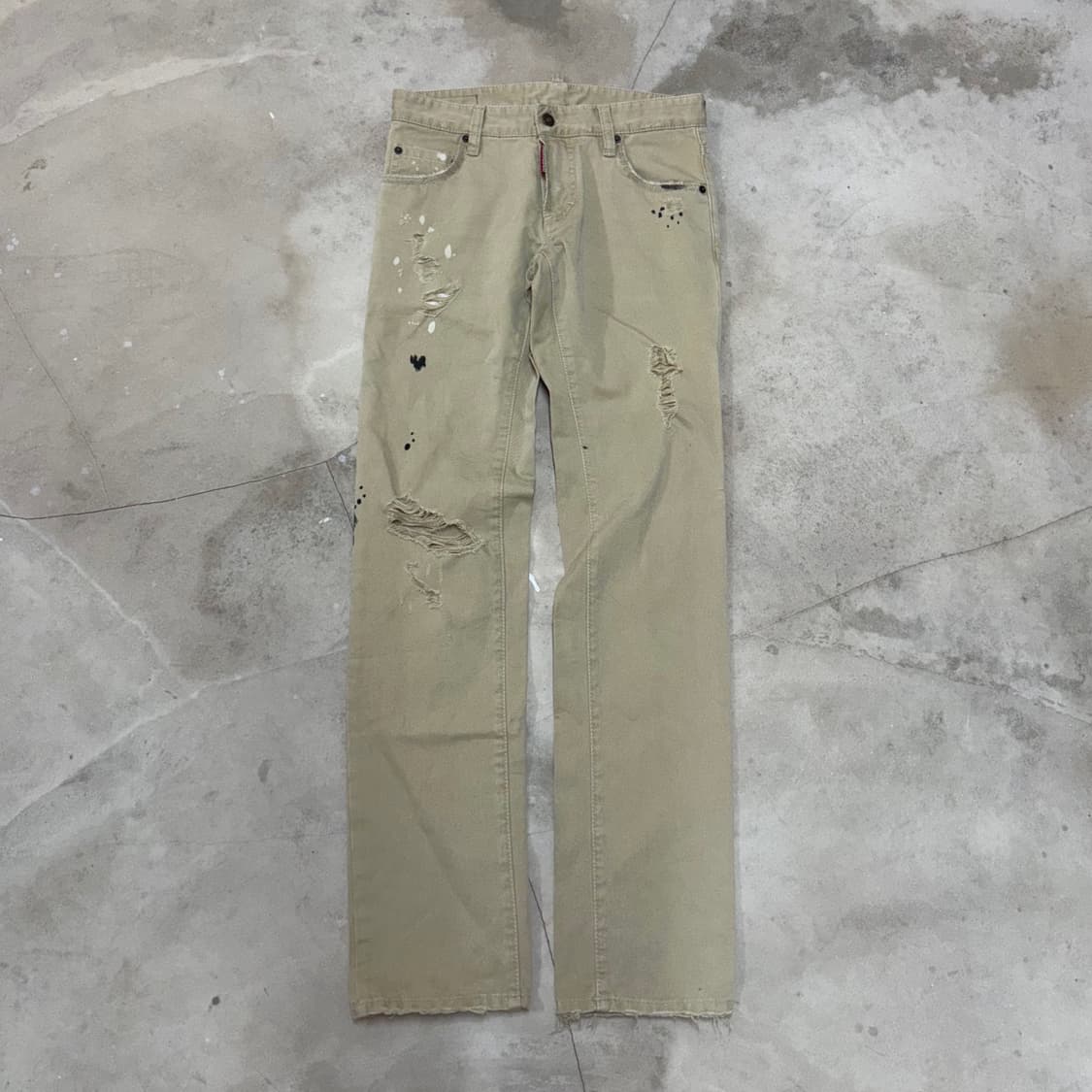 [44] AW10 DSQUARED2 Paint Cutoff Pants 상품이미지1