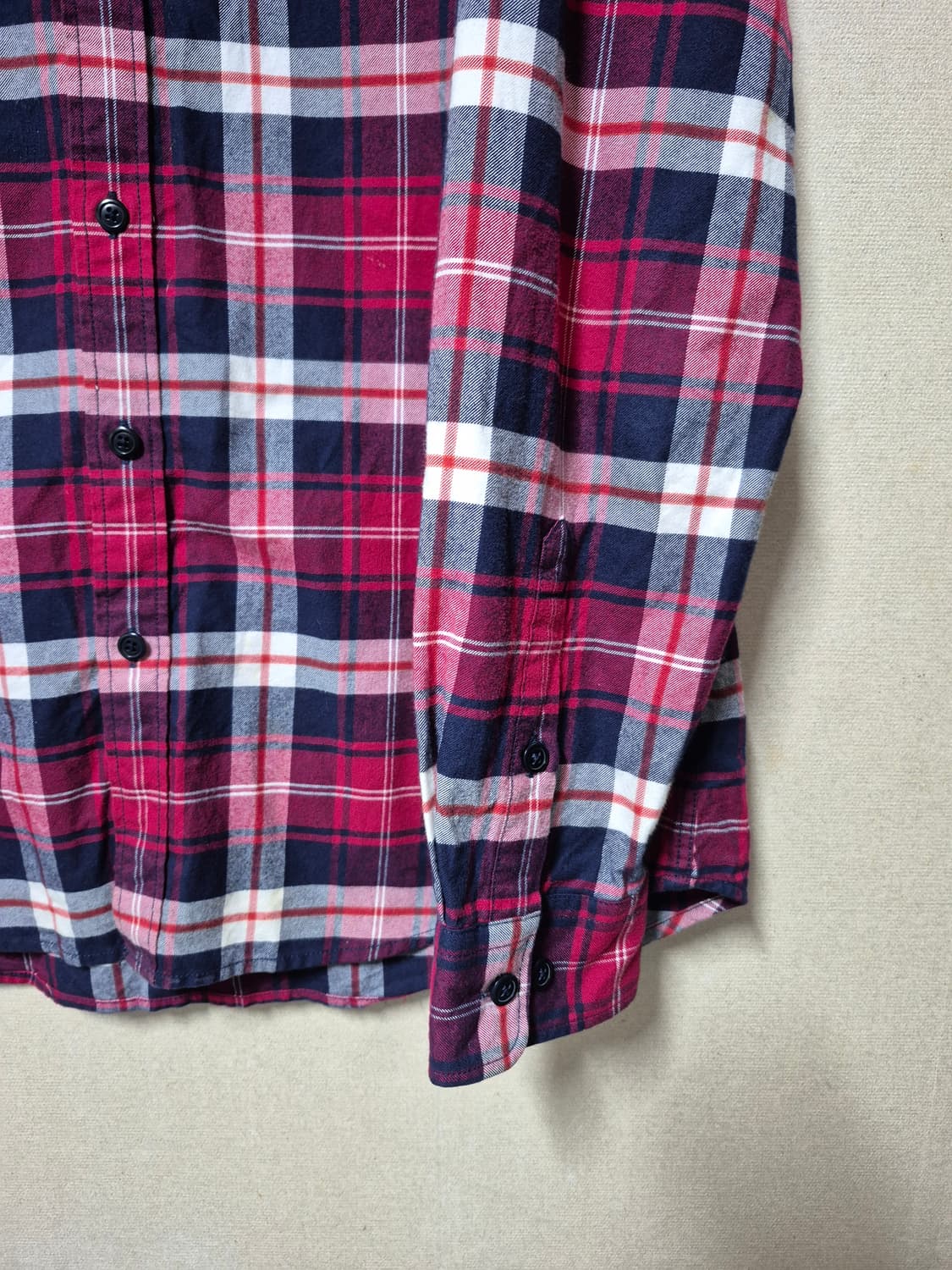 라코스테 플란넬 체크셔츠 상품이미지4