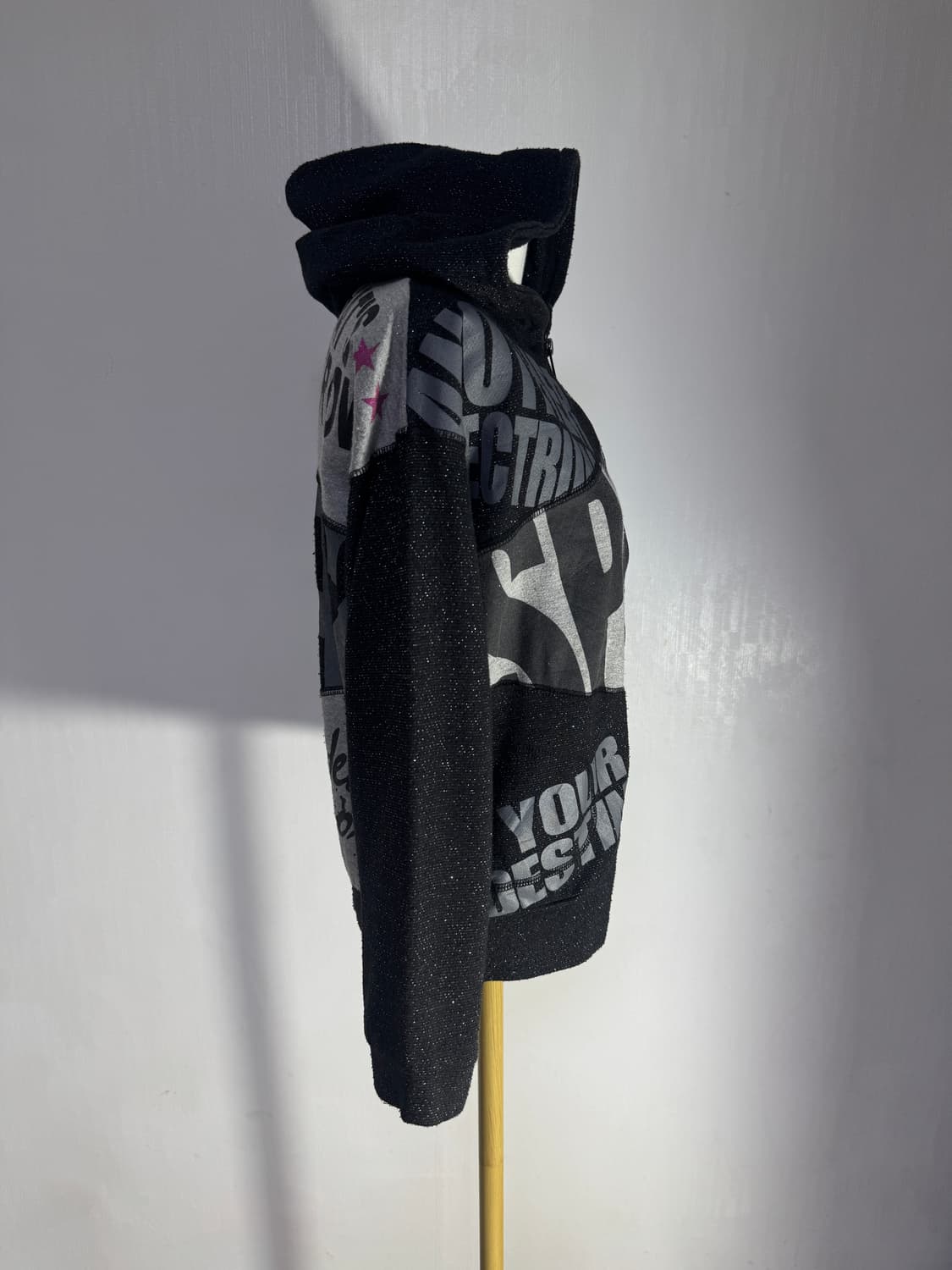 Sky bomber 레터링 후드집업 y2k 상품이미지2