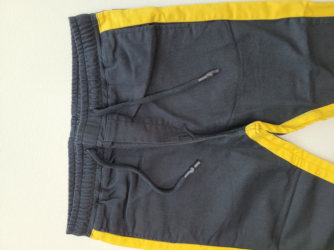 자라 ZARA 남자 사이드배색 바지 33 블랙/옐로우 상품이미지4