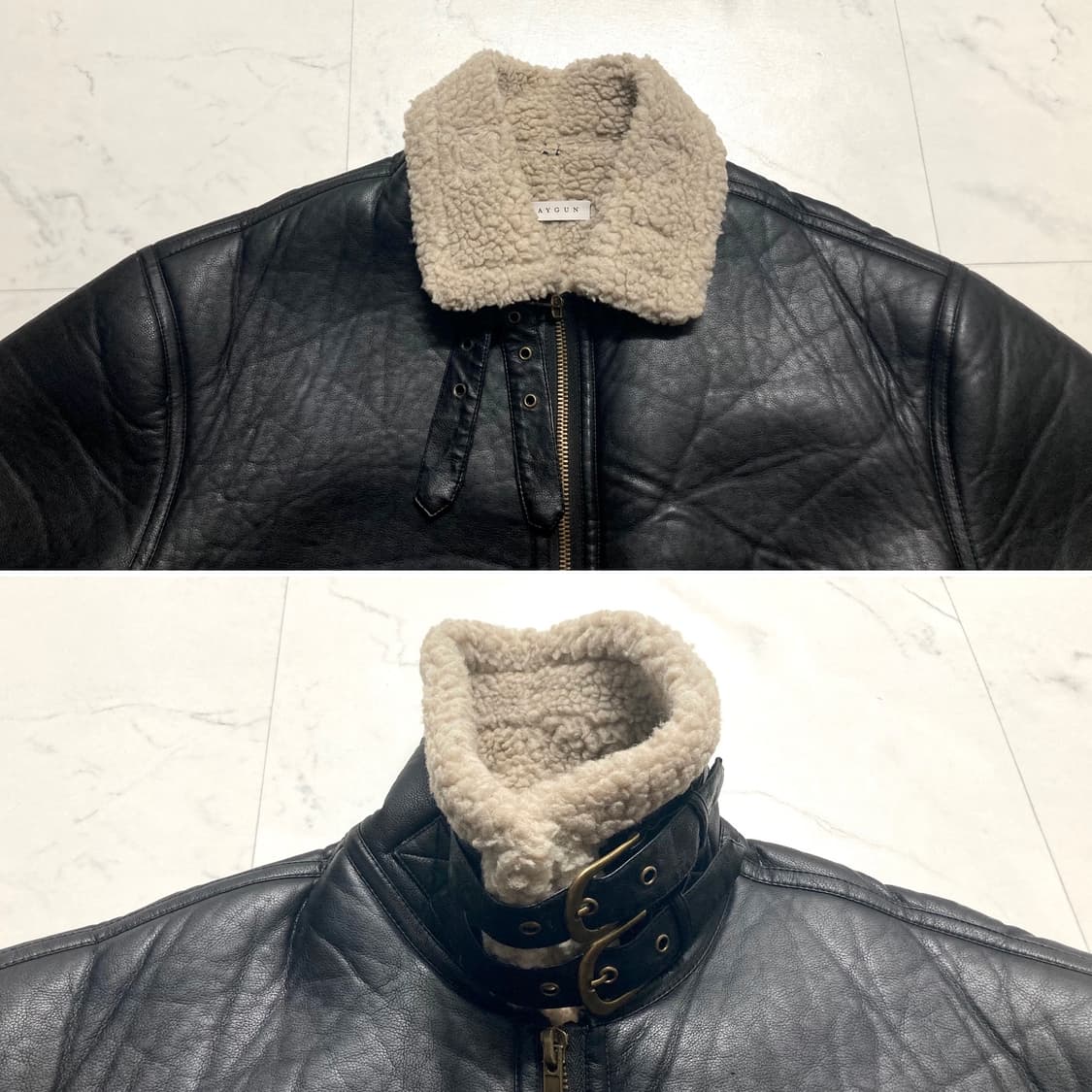 (거의 새것)레이건 Raygun 무스탕 100-105 상품이미지4