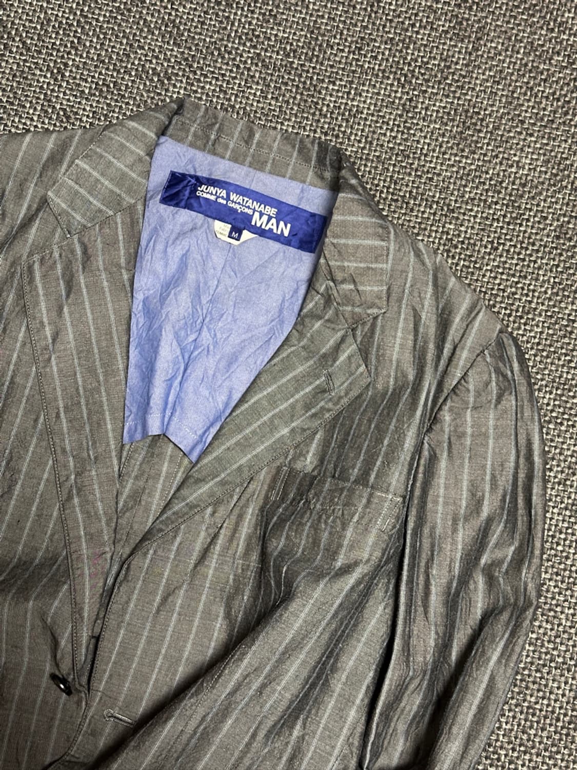 준야와타나베 꼼데가르송 맨 스트라이프 자켓 상품이미지1