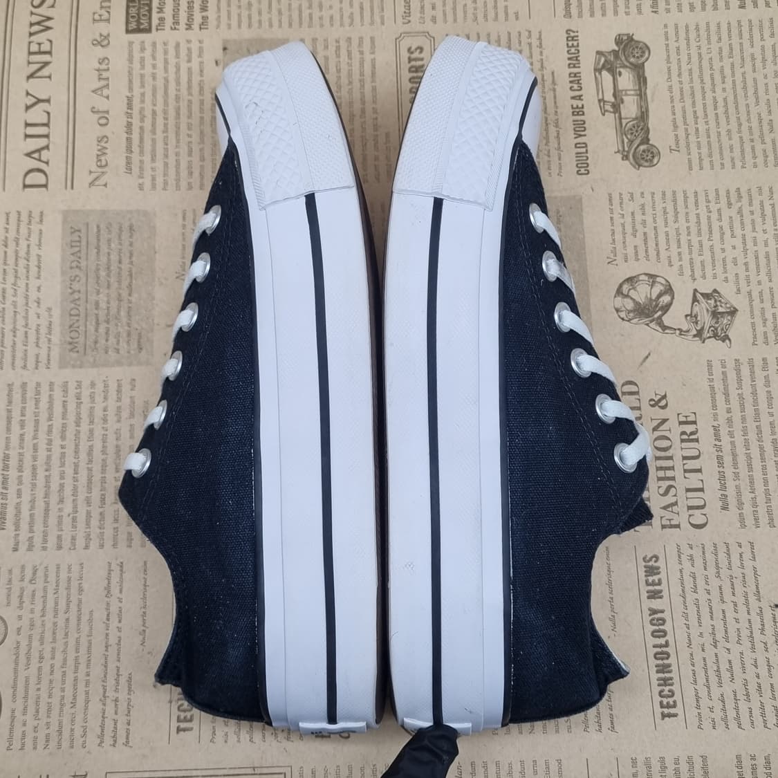 컨버스 리프트 블랙 스니커즈240 상품이미지5