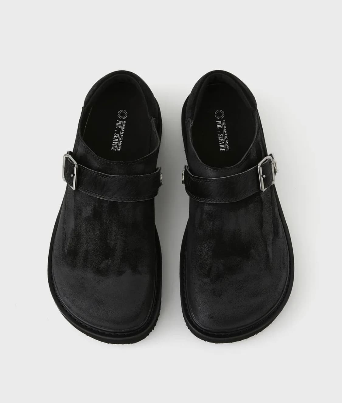 로맨틱무브×후디진호] 하드보일드 슬라이드 뮬 R25M790 (블랙 스웨이 상품이미지2