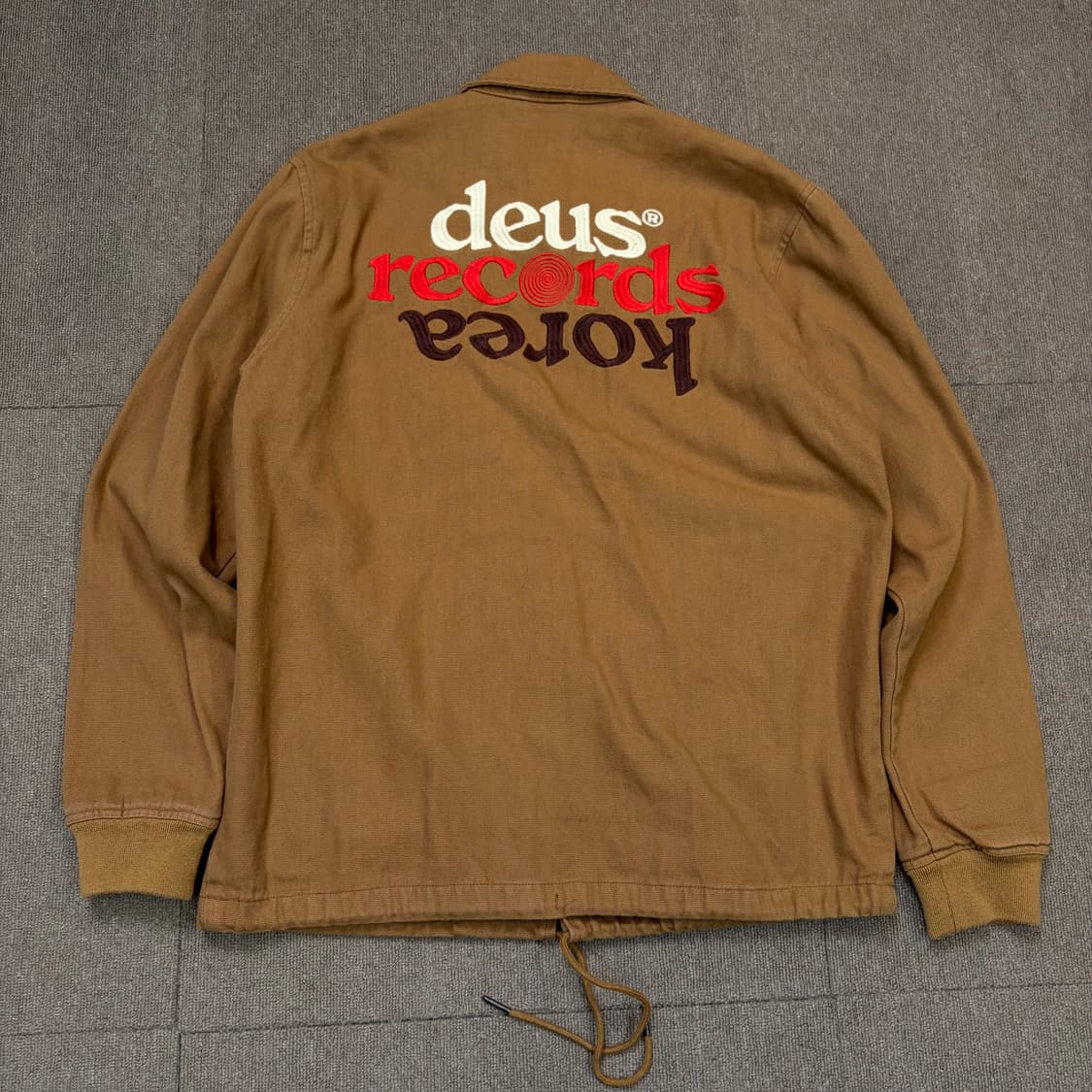 deus 데우스 레코드 코리아 캔버스 코치자켓 m 상품이미지6