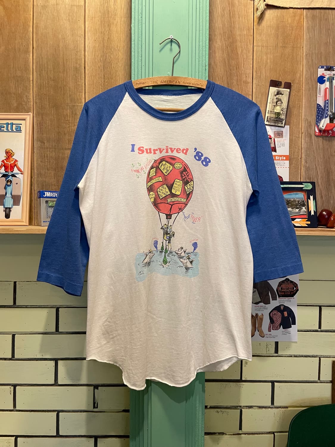 1988 Vintage Raglan Baseball Tee  상품이미지1