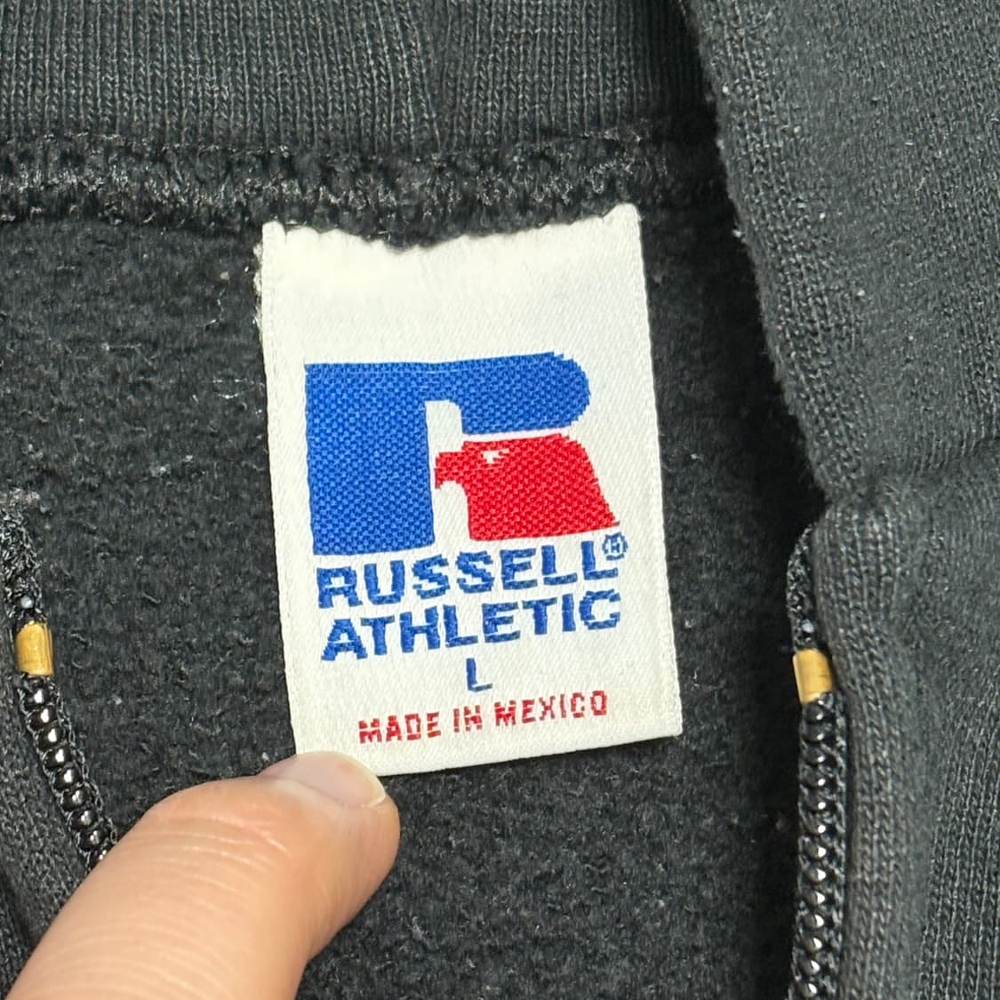 🇲🇽 00s 러셀 후드집업 블랙 상품이미지4
