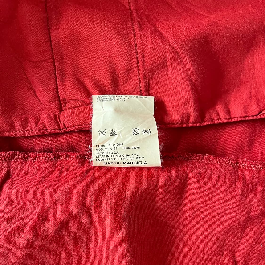 메종 마르지엘라 MM6 Maison Margiela 레드 스커트 상품이미지10