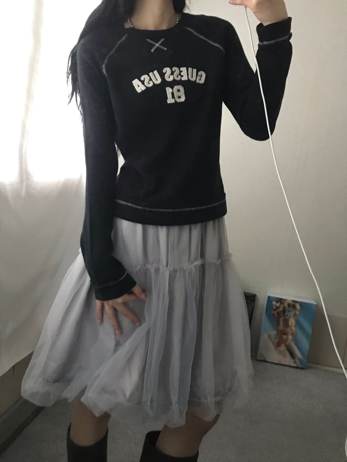 게스USA 스티치 니트 상품이미지7