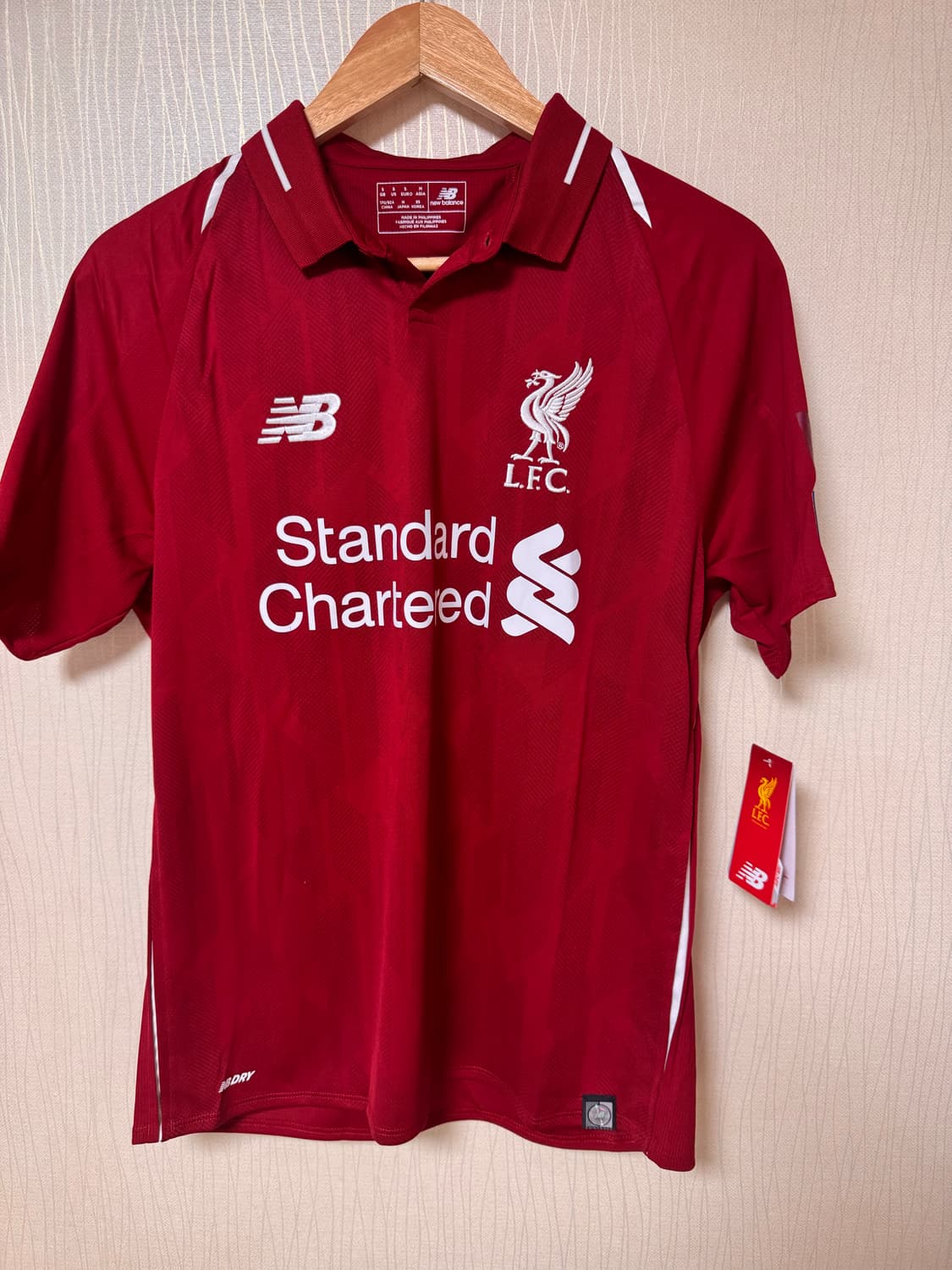 (정품)리버풀 18-19 반다이크 챔스 풀패치 유니폼 상품이미지2