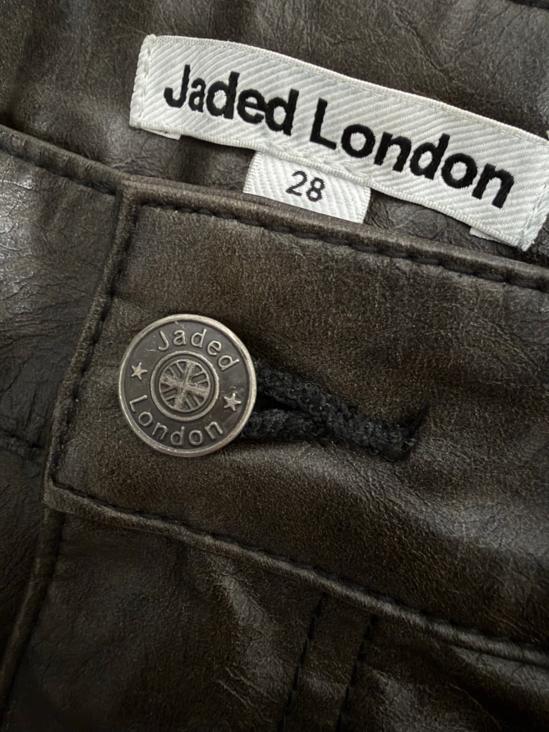 JADED LONDON Leather Pants 상품이미지4