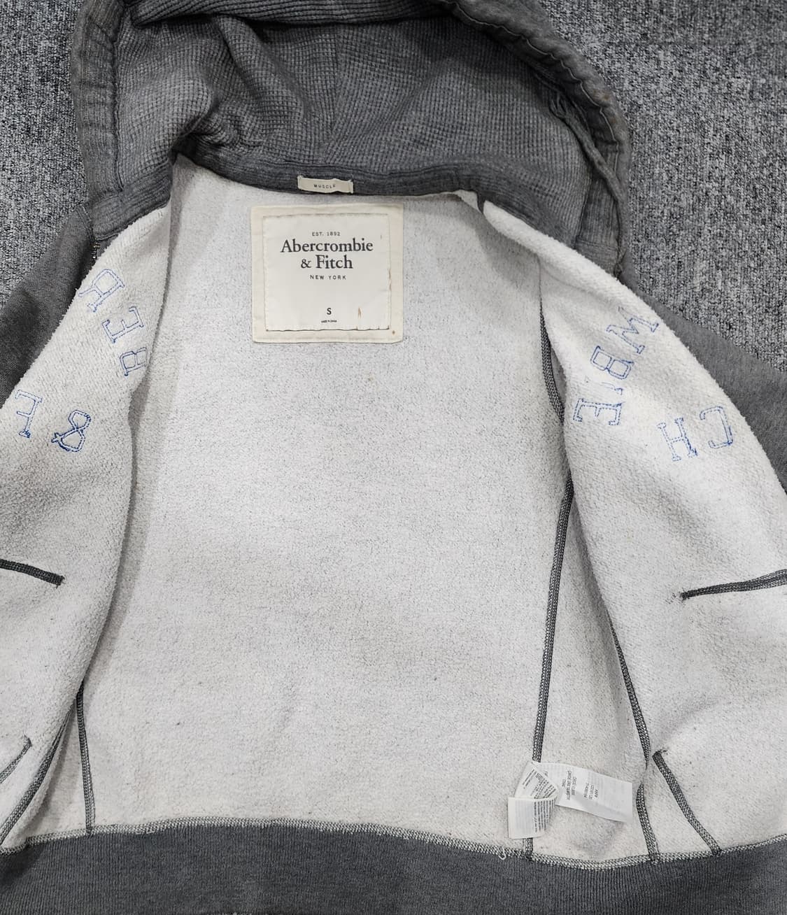 아베크롬비 Y2K 빈티지 후드집업 S 상품이미지3