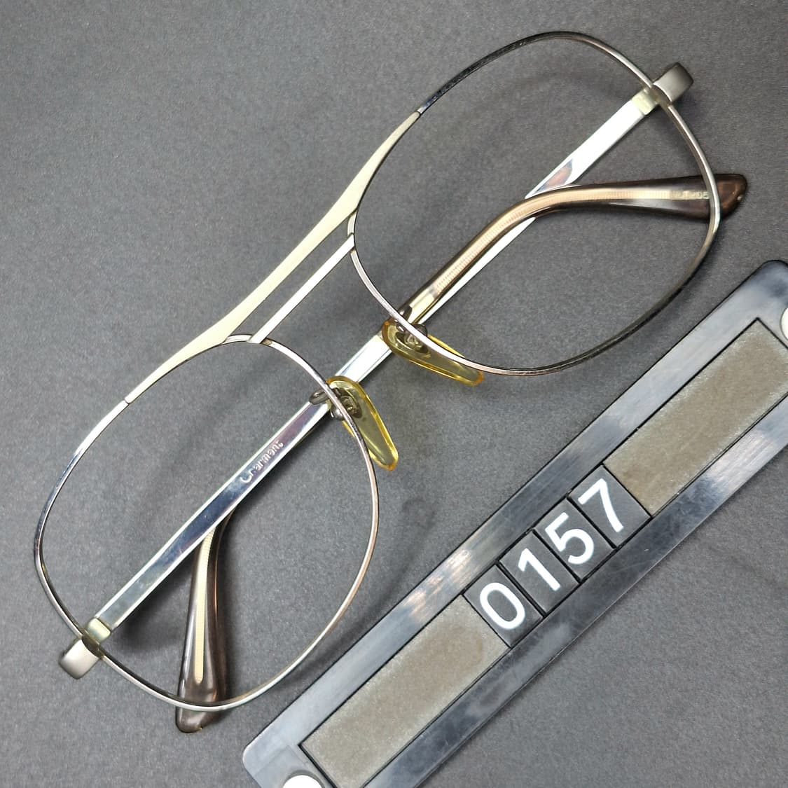 80s 일본제 빈티지 데드스톡 미사용/54mm 안경테 샤르망 NO.205 상품이미지1
