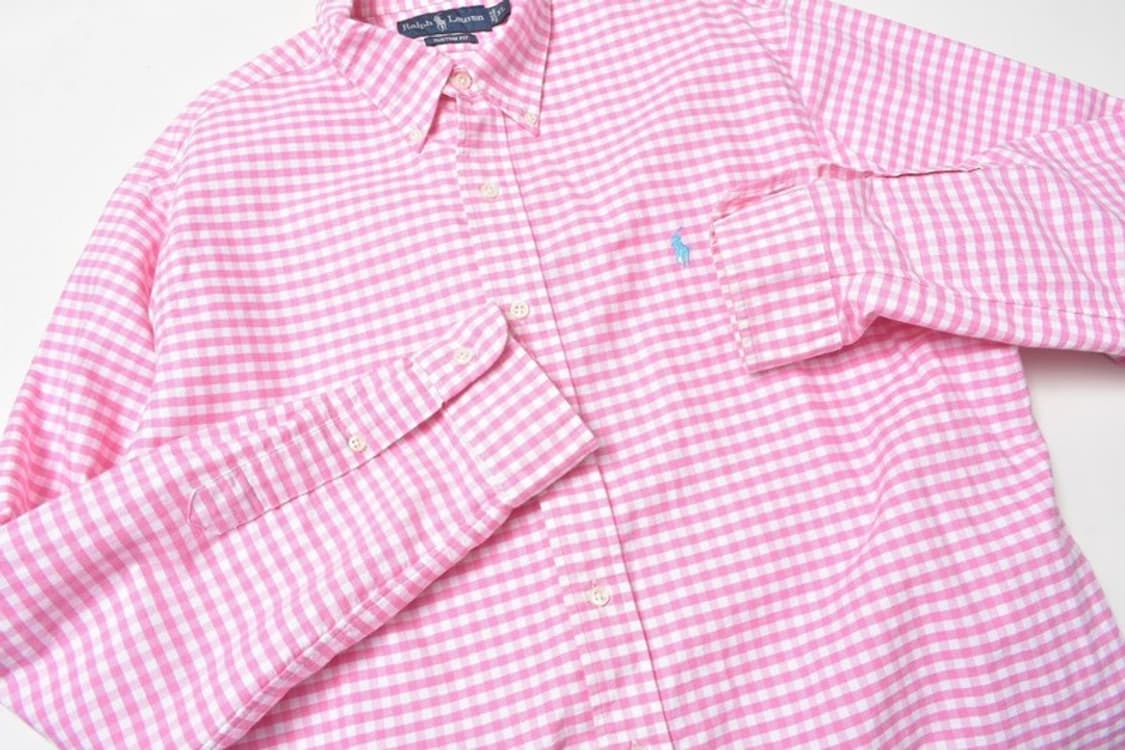 폴로 랄프로렌 옥스포드 체크 셔츠 남방 XL N1251 상품이미지4