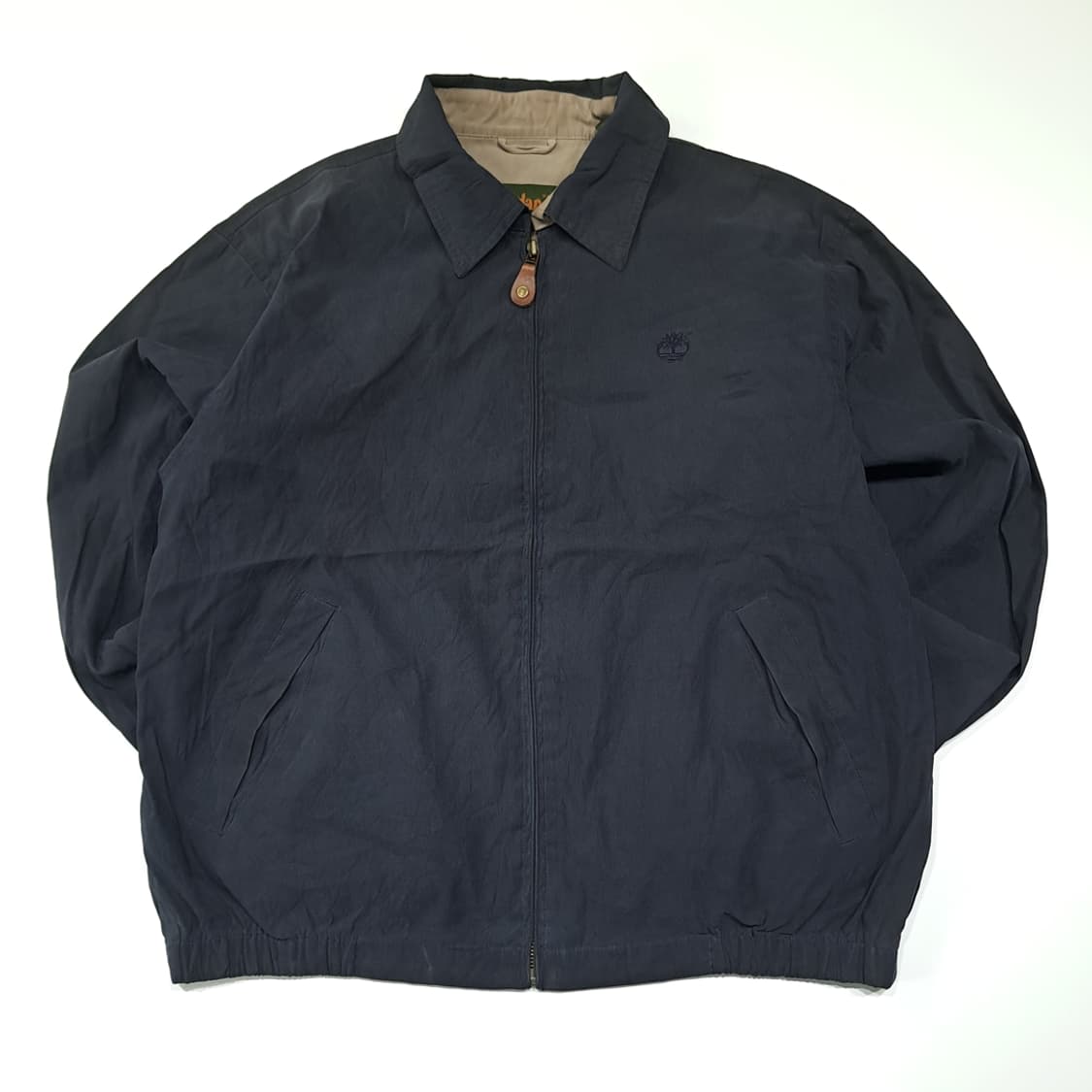 CL844 S 팀버랜드 00s 가죽풀러 네이비 블루종 자켓 아우터 상품이미지1
