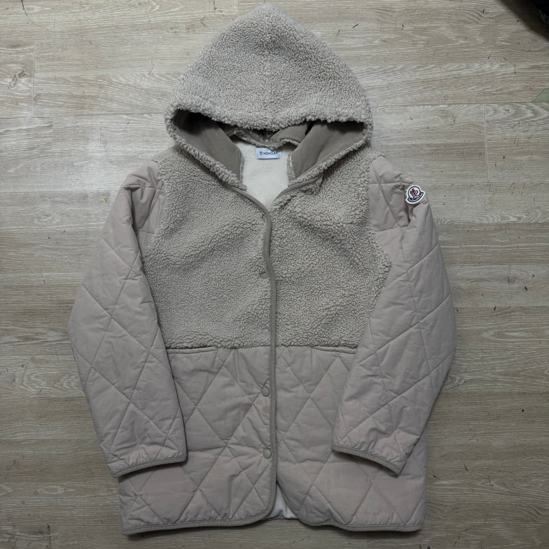 몽클레어 퀼팅 후리스 후드 자켓 상품이미지1