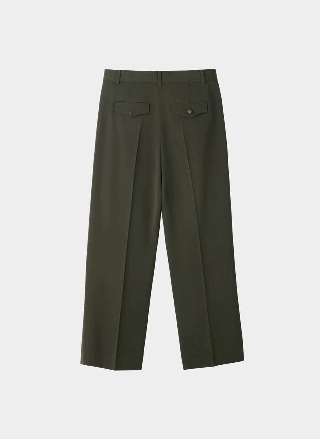 렉토 25FW 스티렌 턱 팬츠 차콜 그레이 상품이미지8